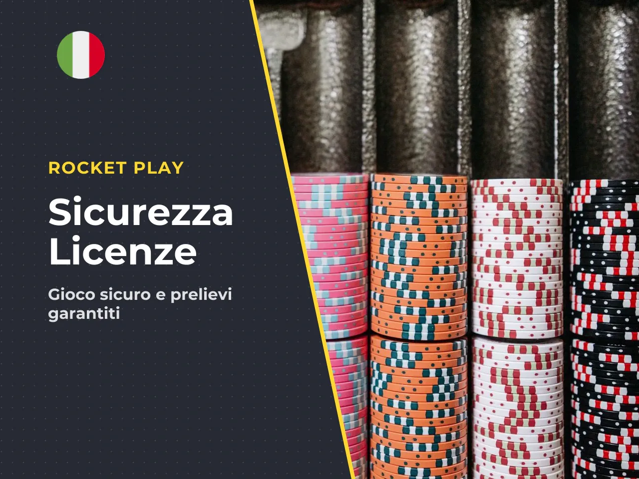 Licenze, termini e gioco responsabile. RocketPlay