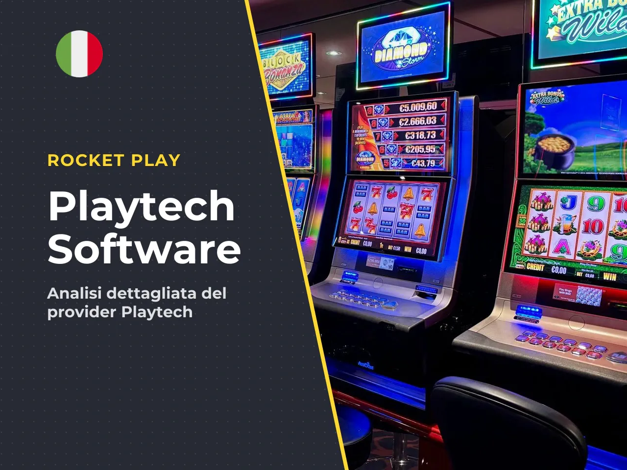 Provider Playtech e informazioni tecniche. Playtech