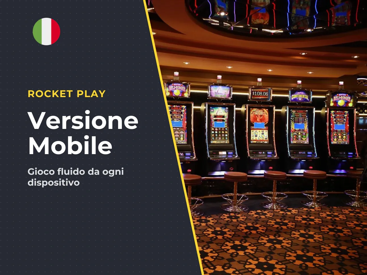 RocketPlay Casino non mette a disposizione