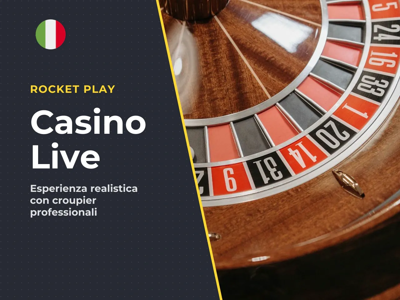 Giochi live con croupier dal vivo