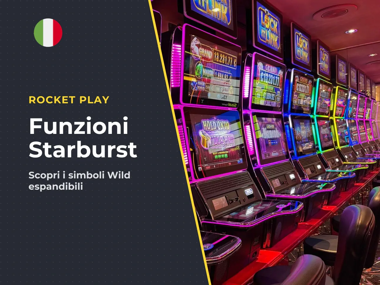 Starburst Wild espandibili e re-spin. Il