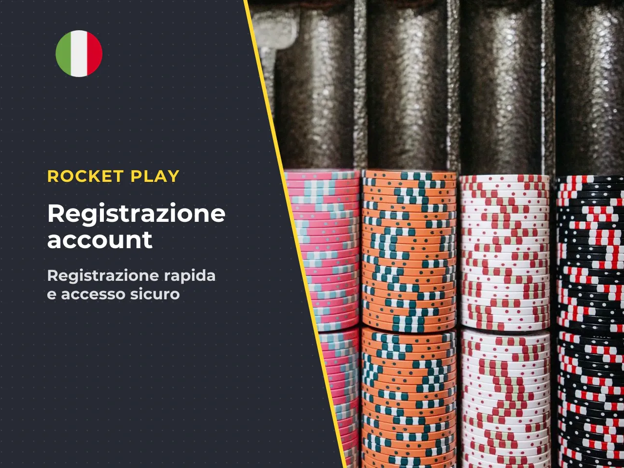 Registrazione dell'account prima del primo Rocket
