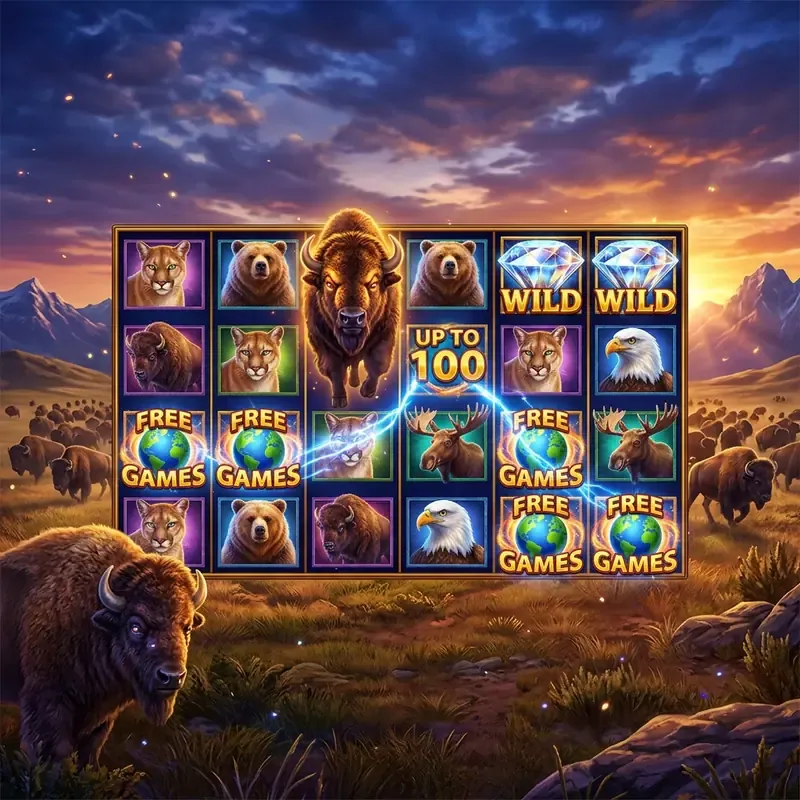 Buffalo Blitz slot demo, bonus e